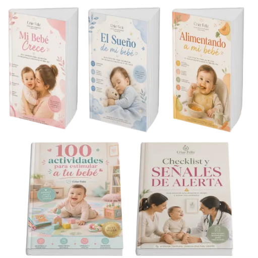 Pack completo Criar Feliz| Sueño, Alimentacion y Desarrollo del Bebe